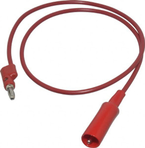Pomona Electronics Red Electrical Test Equipment Clip Use with 0.300" Terminal, Banana Plugs 1166-24-2 - 06760649