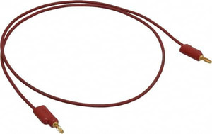 Pomona Electronics Red Electrical Test Equipment Leads Use with Banana Plugs 1081-24-2 - 66549627