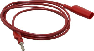 Pomona Electronics Red Electrical Test Equipment Clip Use with 0.300" Terminal, Banana Plugs 1166-60-2 - 66549668