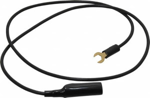 Pomona Electronics Black Electrical Test Equipment Clip Use with Insulated Spade Lug 1960-36-0 - 66549593