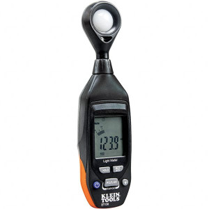 Klein Tools Light Meters, Compatible Lighting: Light, Maximum Measurement (Lux): 40,000, Maximum Measurement (FC): 4,000, Minimum Measurement (Lux): 0, Minimum Measurement (FC): 0, Accuracy 1 (%): +/- 5 % reading +/-10 digits ET130 - 31331606