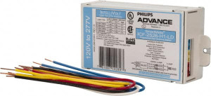 Philips Advance 1 or 2 Lamp, 120-277 Volt, 0.23 to 0.45 Amp, 0 to 39, 40 to 79 Watt, Programmed Start, Electronic, Nondimmable Fluorescent Ballast 0.93, 0.98, 1.00, 1.10, 1.12 Ballast Factor ICF2S26H1LDK - 07474679