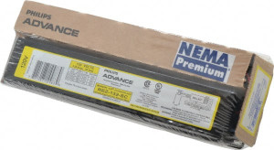 Philips Advance 1 Lamp, 120 Volt, 0.20 to 0.29 Amp, 0 to 39 Watt, Programmed Start, Electronic, Dimmable Fluorescent Ballast 1.00/0.05, 1.05/0.05 Ballast Factor, T8 Lamp REZ132SC35I - 64314677