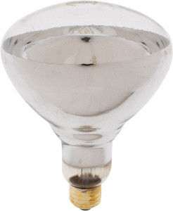 Philips 250 Watt HeatedIncandescent Flood/Spot Medium Screw Lamp 2,700°K Color Temp, 2,700 Lumens, 120 Volts, Dimmable, BR40, 5,000 hr Avg Life 416743 - 92433390
