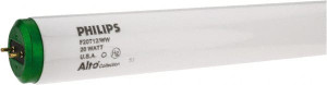 Philips 20 Watt Fluorescent Tubular Medium Bi-Pin Lamp 3,000°K Color Temp, 1,250 Lumens, T12, 9,000 hr Avg Life 273490 - 09606625