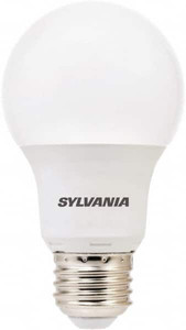 Sylvania 8 Watt LED Residential/Office Medium Screw Lamp 5,000°K Color Temp, 800 Lumens, Shatter Resistant, A19, 11,000 hr Avg Life 79281 - 39411350