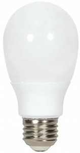 Value Collection 9 Watt Fluorescent Residential/Office Medium Screw Lamp 2,700°K Color Temp, 450 Lumens, A19, 6,000 hr Avg Life S7284 - 79297370