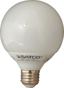 Value Collection 15 Watt Fluorescent Decorative Medium Screw Lamp 2,700°K Color Temp, 820 Lumens, G25, 10,000 hr Avg Life S7304 - 79297420