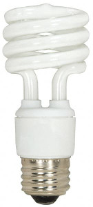 Value Collection 13 Watt Fluorescent Residential/Office Medium Screw Lamp 4,100°K Color Temp, 800 Lumens, T2, 10,000 hr Avg Life S6236 - 79297776