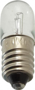 Value Collection 2.4 Watt, Incandescent Miniature & Specialty T3-1/4 Lamp Miniature Screw Base, 2 to 4.999 Equivalent Range, Warm (1,000 to 3,000), Dimmable, 1" OAL S7771 - 01965060