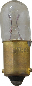Value Collection 0.975 Watt, 6.3 Volt, Incandescent Miniature & Specialty T3-1/4 Lamp Miniature Bayonet Base, 0.01 to 0.999 Equivalent Range, Warm (1,000 to 3,000), Dimmable, 1-1/4" OAL 1847 - 54109491