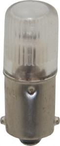 Value Collection 0.07 Watt, Incandescent Miniature & Specialty T3-1/4 Lamp Miniature Bayonet Base, 0.01 to 0.999 Equivalent Range, Warm (1,000 to 3,000), Dimmable, 1-1/4" OAL B1A - 73129686