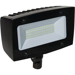 Philips 1 Head 80 Watt 120-277 V LED Floodlight Fixture Slipfitter Mount, Bronze (Color) Aluminum Housing 912401475275 - 94668878