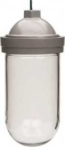 Crouse-Hinds 120 Volt, 200 Watt, Incandescent Hazardous Location Light Fixture Vaporproof, Corrosion & Heat Resistant, Aluminum Housing, 3-3/8" Wide x 9" High TP7815 - 04947248