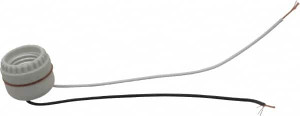 Leviton 2 Pin, 250 VAC, 660 Watt, Medium Base, Keyless, Single Circuit Lamp Holder 1-3/4 Inch Wide x 1.47 Inch High, Incandescent, Ring 8101 - 57271751