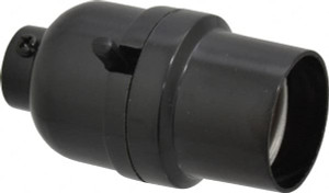 Leviton 2 Pin, 250 VAC, 660 Watt, Medium Base, Push Through Lamp Holder 1.94 Inch Wide x 2.69 Inch High, Incandescent, Pipe Mounted 95110 - 57271728