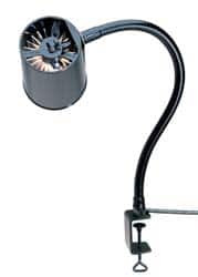 Made in USA 24 Inch, Gooseneck, Clamp on, Incandescent, Black, General Purpose Task Light 100 Watt, 120 Volt, Nonmagnifying 95031 - 85607299