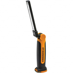 GEARWRENCH 3.7 Volts, 500 Lumens, Cordless Work Light Black & Orange, 3 hr on High Setting, 6 hr on Low Setting Run Time 83135 - 31603616