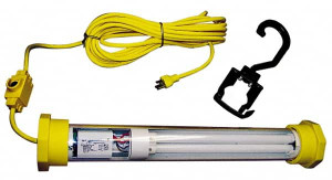 Made in USA 24 Watt Hook Electric Portable Fluorescent Light 50 ft. Cord, 1 Head, 1,800 Lumens, Indoor 1624-2026 - 08391385