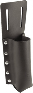 Klein Tools Leather Handheld Flashlight (General Purpose & Industrial) Carrying Case Black, Compatible with Pro-Safe Batteries 5129 - 85901015