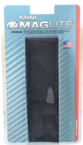 MAGLITE Nylon Mini/Pocket Flashlight Belt Holster Black, Compatible with Maglite AA Batteries AM2A056 - 76590991