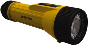 Energizer White LED Bulb, 35 Lumens, Industrial/Tactical Flashlight Black, Yellow Plastic Body, 2 D Batteries Not Included 1251L - 53550745