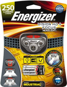 Energizer White, Red LED Bulb, 315 Lumens, Hands-free Flashlight Red Plastic Body, 3 AAA Alkaline Batteries Included HDDIN32EB - 46990891