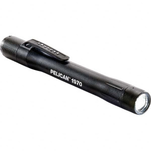 Pelican Penlight Flashlight 139 Lumens, White LED Bulb, Black Body, 2 Alkaline Batteries Included 019700-0100-110 - 11926821 Pelican Penlight Flashlight 139 Lumens, White LED Bulb, Black Body, 2 Alkaline Batteries Included 019700-0100-110 - 11926821