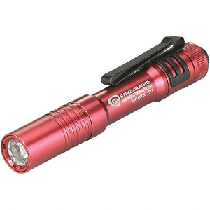 Streamlight Aluminum Mini Flashlight 250 Lumens, 210 min Runtime, White LED Bulb, Red Body, 1 Lithium-Ion Battery Included 66605 - 98069743