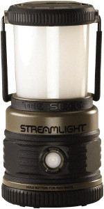 Streamlight 4 White, 1 Red LED Bulb, Spotlight/Lantern Flashlight Coyote Tan Plastic Body, 3 D Alkaline Batteries Included 44931 - 61778353