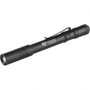 Streamlight White LED Bulb, 90 Lumens, Mini Flashlight Black Aluminum Body, 1 Integrated Lithium-Ion Battery Included 66133 - 92493113