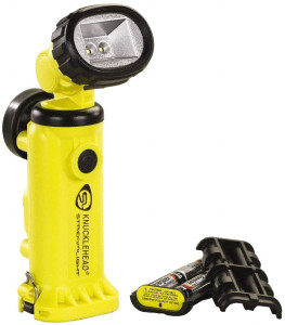 Streamlight White LED Bulb, 200 Lumens, Spotlight/Lantern Flashlight Yellow Plastic Body, 4 AA Alkaline Batteries Included 90642 - 75421917