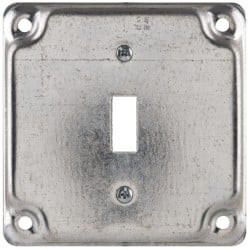Crouse-Hinds Steel Electrical Box Square Surface Cover TP512 - 05234968