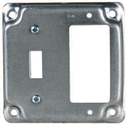 Crouse-Hinds Steel Electrical Box Square Surface Cover TP515 - 05234992