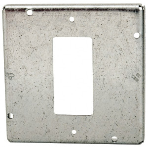 Crouse-Hinds Steel Electrical Box Square Surface Cover TP738 - 06926265
