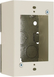 Legrand Wiremold 4-5/8 x 2-7/8 x 1-3/4" Steel Rectangular Device Box 1 Gang, (2) 1/2" Knockouts V5748 - 88110754