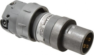 Hubbell Killark 4 Pole, 3 Pin Cofiguration, NEMA 4X, 30 Amp Plug 250 VDC, 600 VAC, Self Grounding VP3485 - 71230973