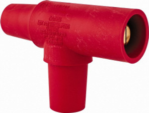 Leviton 3R NEMA Rated, 600 Volt, 400 Amp, Female-Female-Male, Cam Type, Tapping Tee Red 16A22-UR - 63682777
