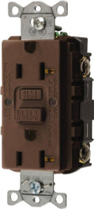 Hubbell Wiring Device-Kellems 1 Phase, 5-20R NEMA, 125 VAC, 20 Amp, GFCI Receptacle 2 Pole, Back and Side Wiring, Commercial Grade GFRST20 - 30306161 Hubbell Wiring Device-Kellems 1 Phase, 5-20R NEMA, 125 VAC, 20 Amp, GFCI Receptacle 2 Pole, Back and Side Wiring, Commercial Grade GFRST20 - 30306161