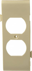 Legrand Pass & Seymour 1 Gang, 4.9062 Inch Long x 1-13/16 Inch Wide, Sectional Wall Plate Duplex Outlet Center Panel, Ivory, Nylon PJSC8I - 01190008
