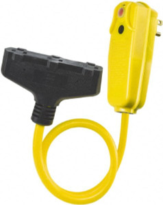 Tower Manufacturing GFCI Cords & Power Distribution Centers, Mount Type: Right Angle, Number of Outlets: 3, Cord Length (Inch): 24, Cord Length (Feet): 2, Amperage Rating: 15, Voltage: 125 30326807-08 - 30269690