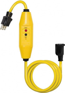 Tower Manufacturing 1 Outlet, 125 Volt, 15 Amp Rating, 4 to 6 mA Max Surge, Plug In, Automatic, Commercial, Industrial GFCI 6 Ft. Long Cord, 5-15P and R NEMA Configuration, Polycarbonate Housing 30438022-01 - 53159802