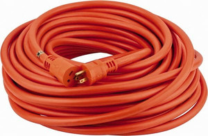 Southwire 100 ft., 12/3 Gauge/Conductors, Orange Indoor & Outdoor Extension Cord 1 Receptacle, 15 Amps, 125 VAC, UL STW, NEMA 5-15P, 5-15R 2559SW0003 - 54094180