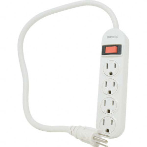 Southwire Power Outlet Strips, Amperage: 15, Voltage: 120 V, Number of Outlets: 4, Material: Plastic, Mounting Type: Free Hanging, Keyhole, Strip Length (Decimal Inch): 3 41299 - 19422435