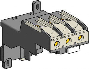 Schneider Electric Circuit Breaker Terminal Block Use with LR2D35, LR3D33, LR3D35, LR3D43, LRD33, LRD43, TeSys LA7D3064 - 69648244