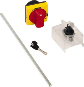 Schneider Electric Circuit Breaker Rotary Handle Kit Use with GV3L, GV3P, TeSys GV3APN04 - 69648723 Schneider Electric Circuit Breaker Rotary Handle Kit Use with GV3L, GV3P, TeSys GV3APN04 - 69648723
