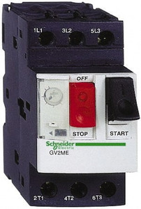 Schneider Electric 10 Amp, 690 VAC at 50/60 Hz, 3 Pole, Bolt On, Clip Motor Circuit Breaker Thermal Magnetic Trip, Multiple Breaking Capacity Ratings, 78mm Deep x 89mm High x 45mm Wide GV2ME14 - 68969773