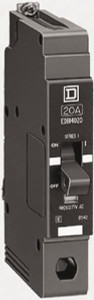 Square D 40 Amp, 277 V, 1 Pole, Bolt On Miniature Circuit Breaker 35 kA Breaking Capacity, 12, 14 AWG EGB14040 - 54423793