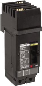 Square D 100 Amp, 600 VAC, 2 Pole, Plug In Molded Case Circuit Breaker Thermal Magnetic Trip, Multiple Breaking Capacity Ratings, 14-3/0 AWG HDA261002 - 69647311