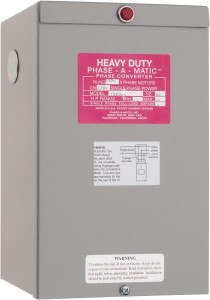 Made in USA 12 to 18 hp Static Phase Converter PAM-1800HD - 09521550
